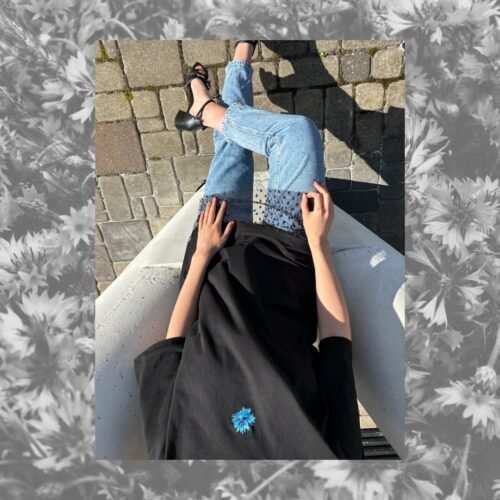 RUDZUPUĶE - elegants krekls ar tilla apakšmalu