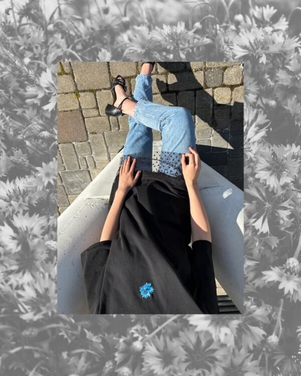 RUDZUPUĶE - elegants krekls ar tilla apakšmalu