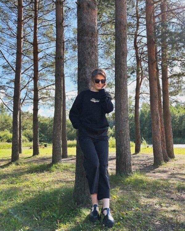 ASARIS - unisex melns džemperis