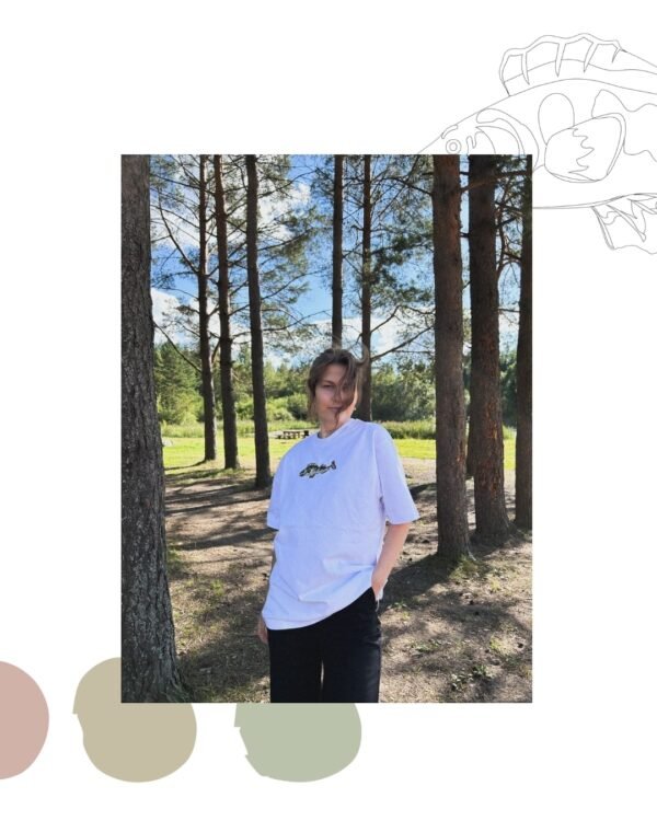 ASARIS - unisex balts krekls