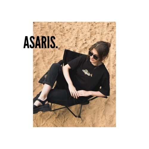 ASARIS - unisex melns krekls