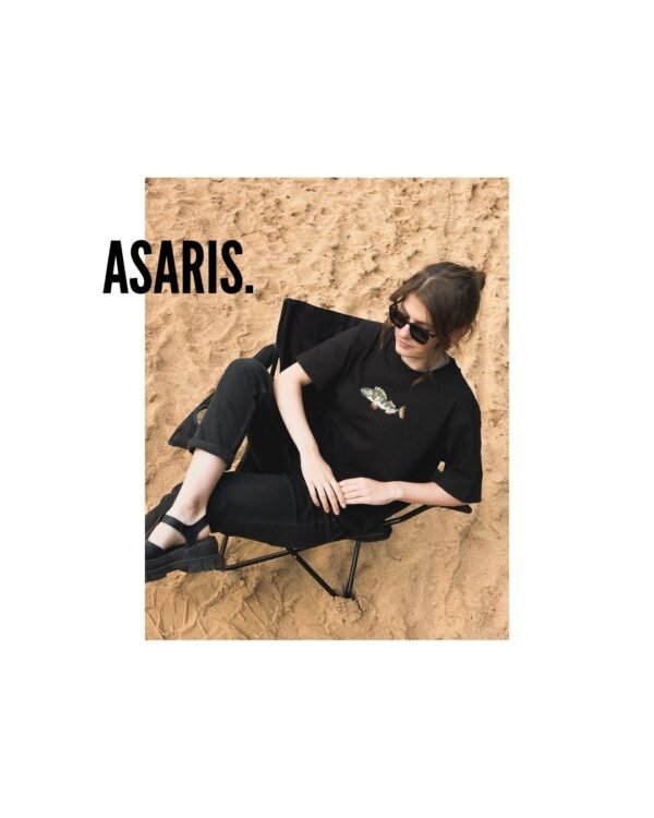 ASARIS - unisex melns krekls