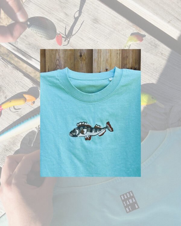 ASARIS - unisex tirkīzzils t-krekls