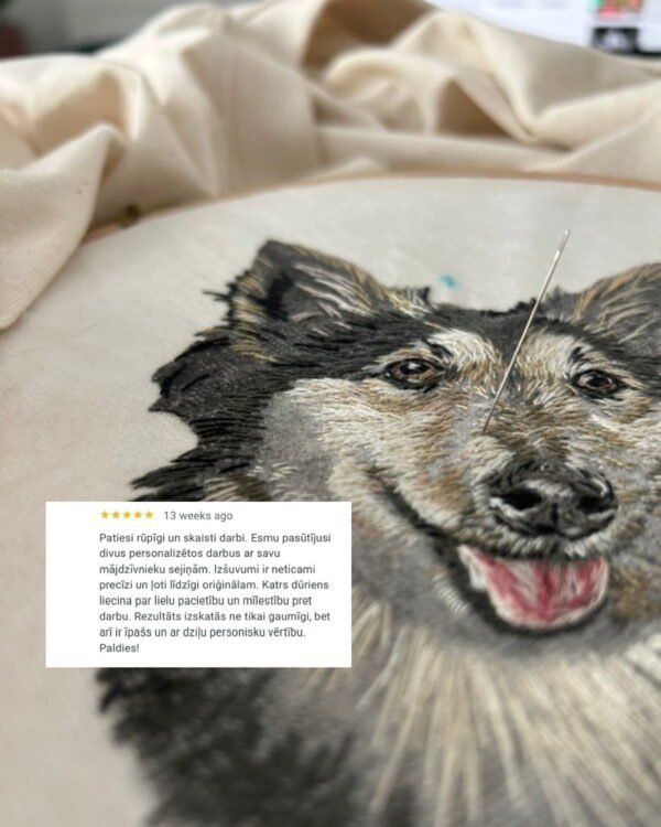 Personalizēts džemperis ar tava dzīvnieka izšuvumu (13cm)