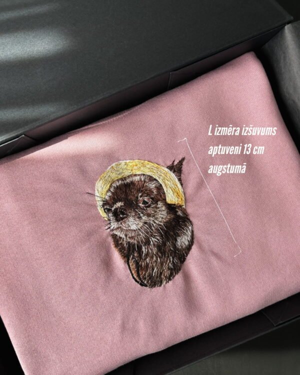 Personalizēts džemperis ar tava dzīvnieka izšuvumu (13cm)